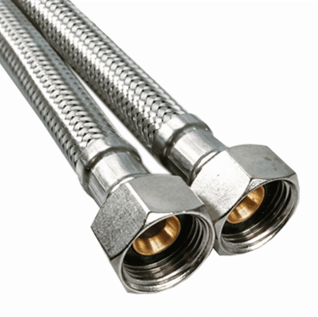 Bicha Malha Aço Inox Mew 1/2"x 1/2" - F/F