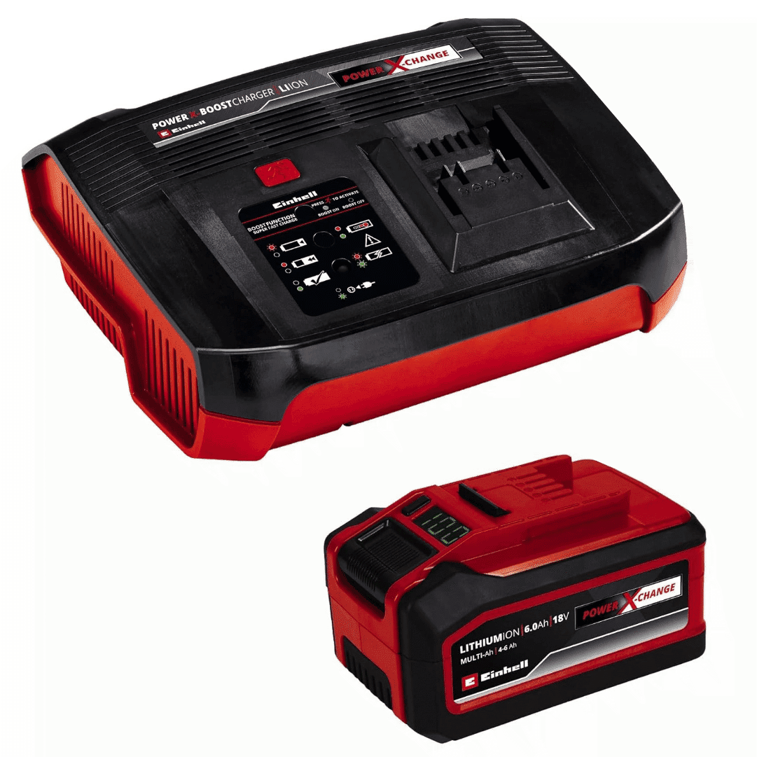 Kit Einhell Bateria 18V 6.0Ah + Carregador