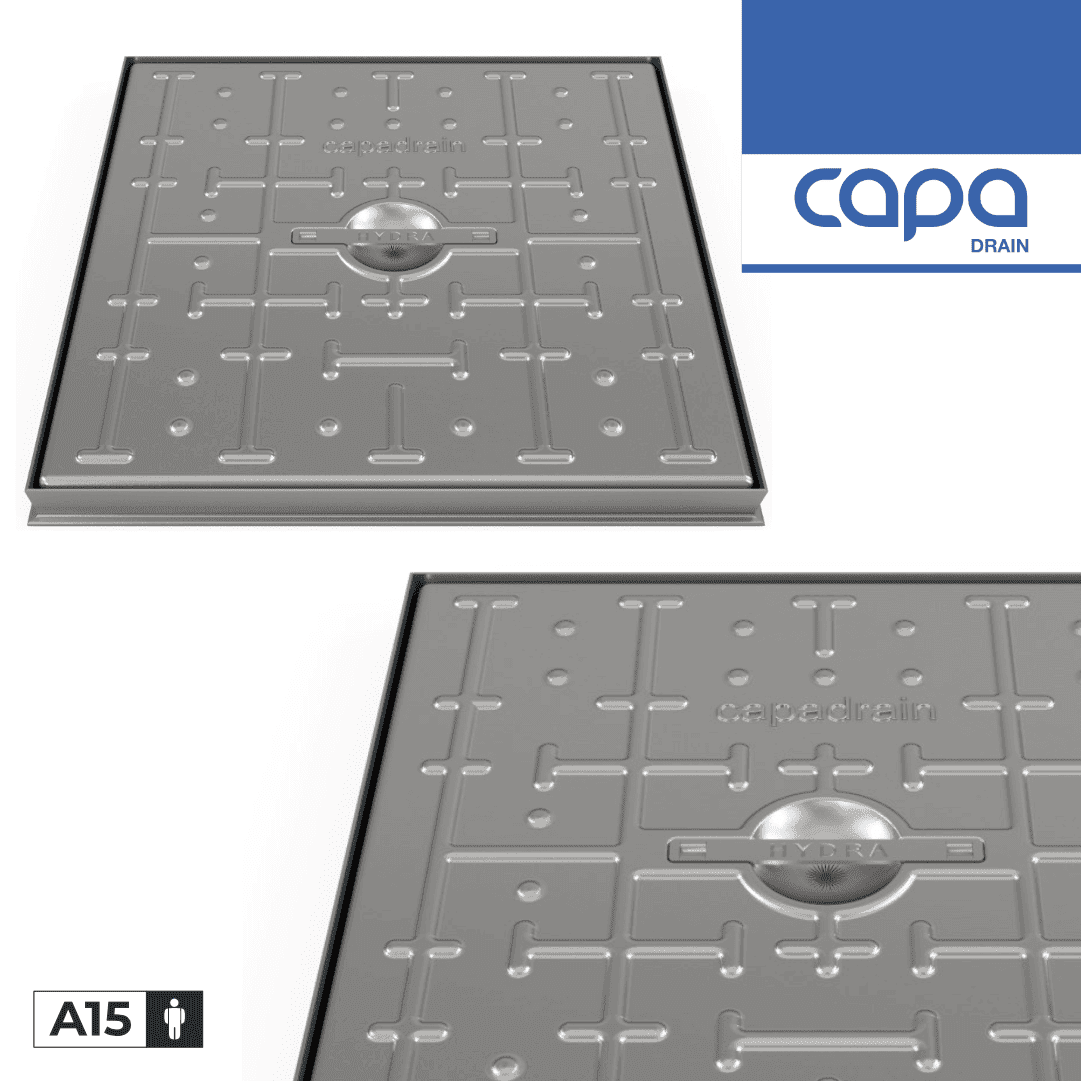 Tampa c/ Aro Rasa Hydra Aço Galvanizado A15