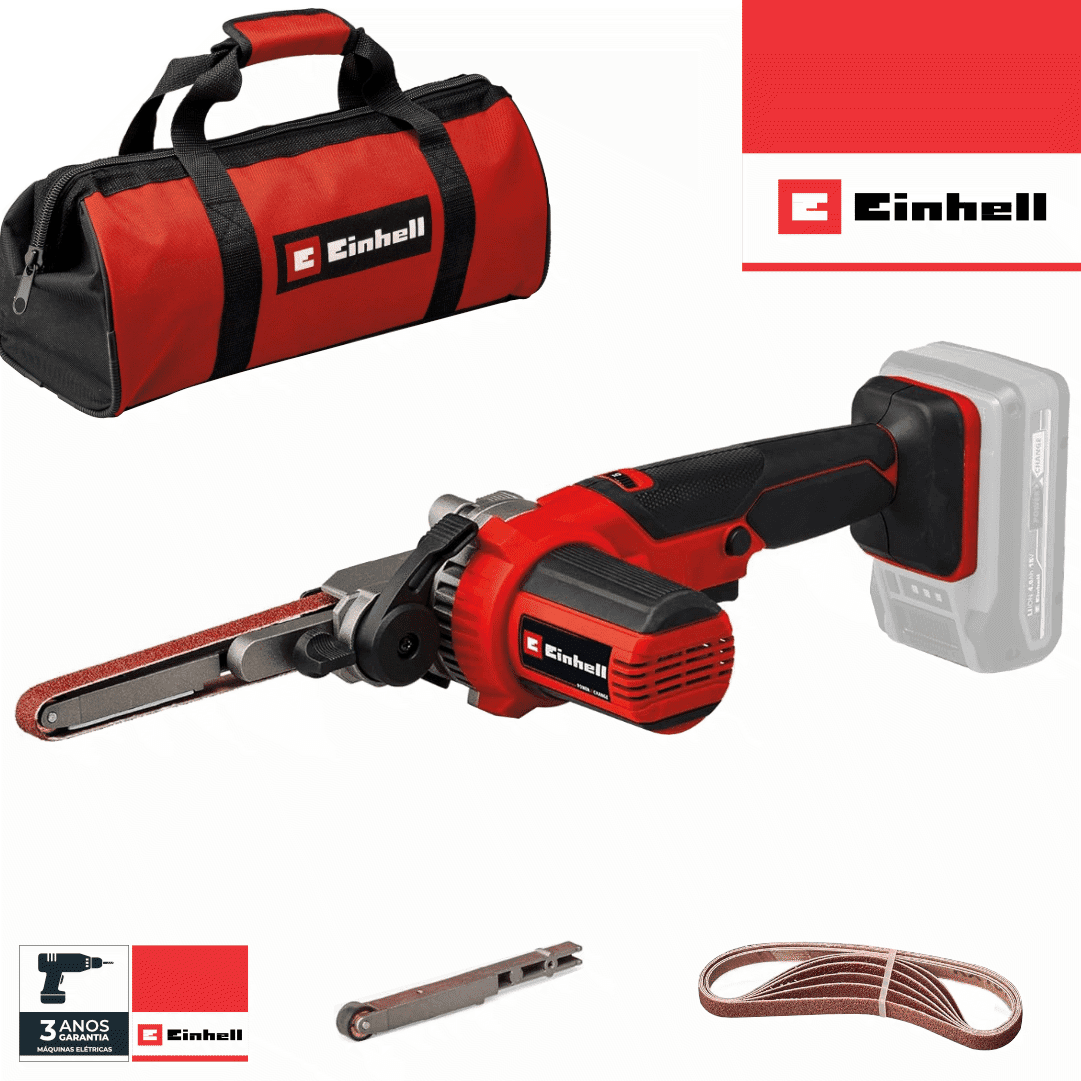 Lixadeira Einhell de Cinta TE-BF 18 Li - Solo