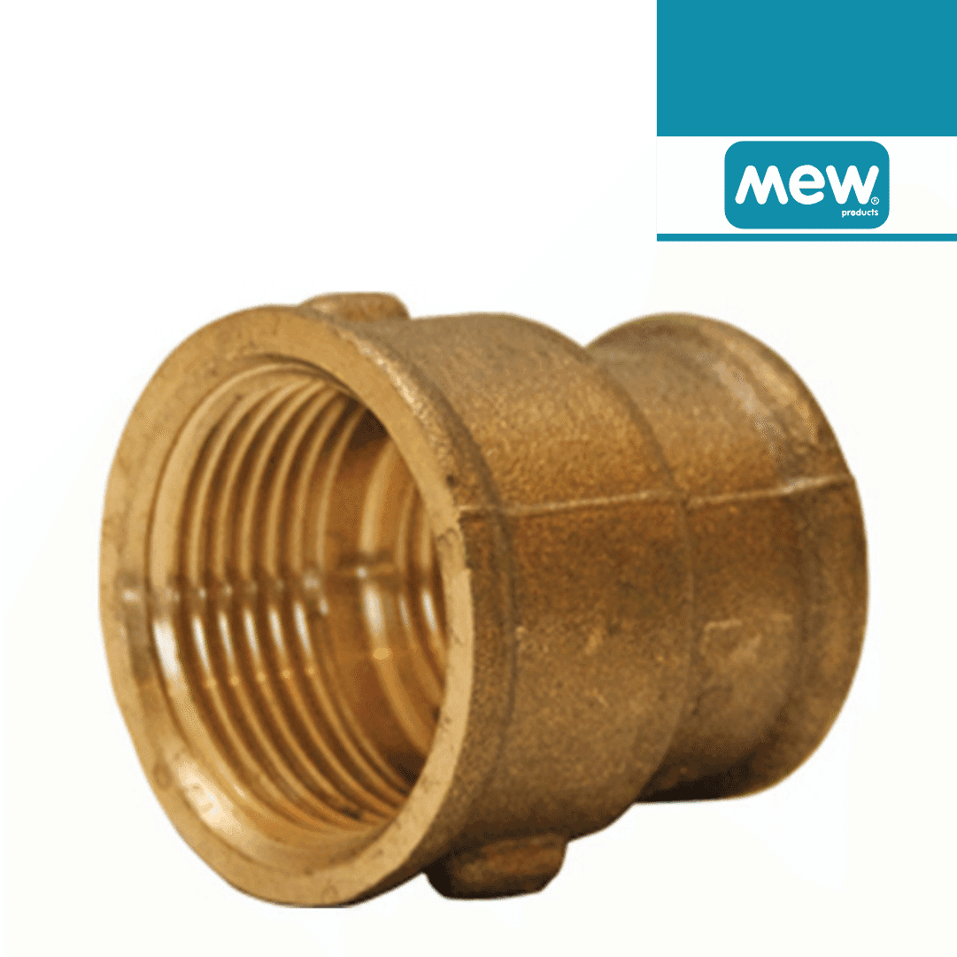 União Redução Mew Latão F/F