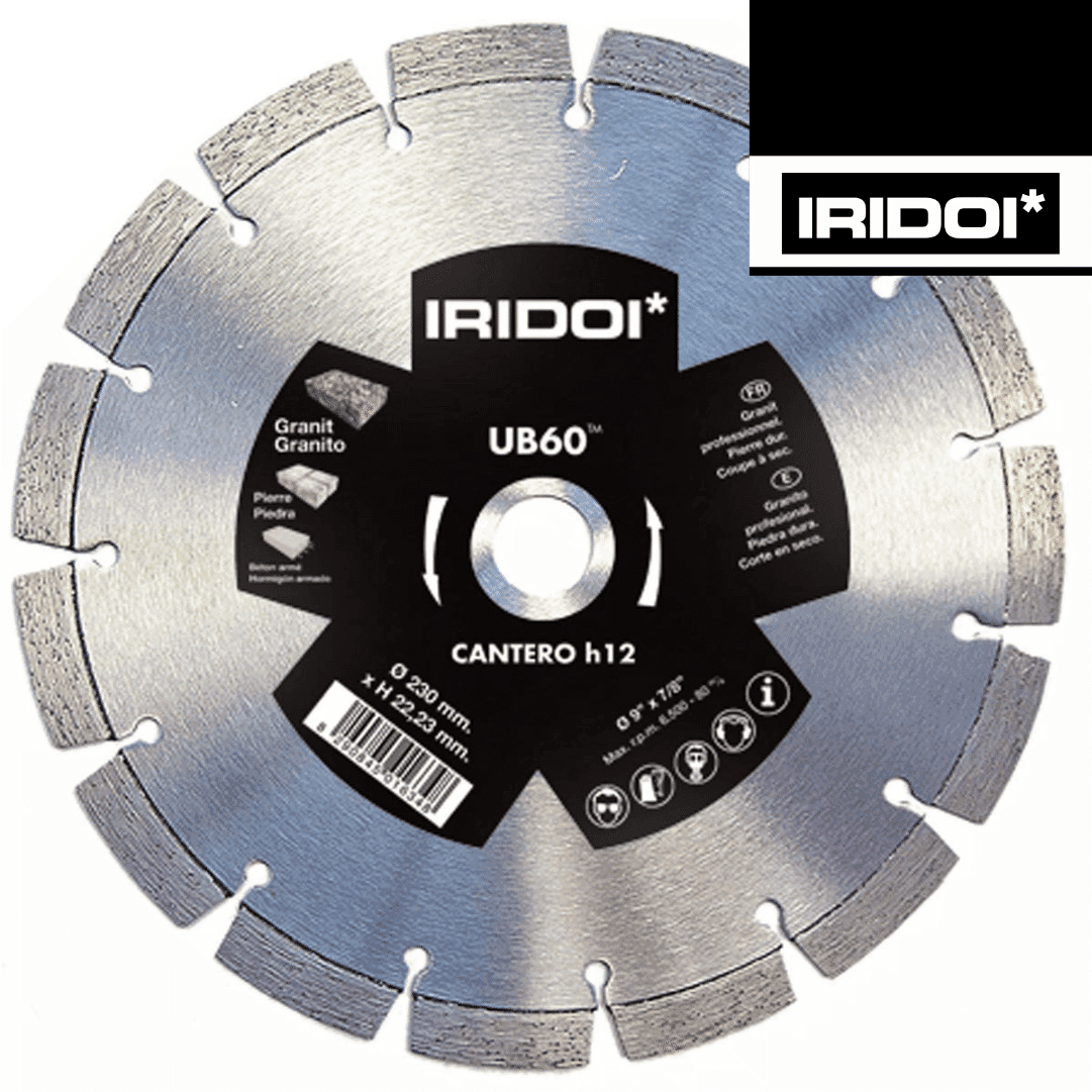 Disco Diamante Iridoi p/ Granito 230MM