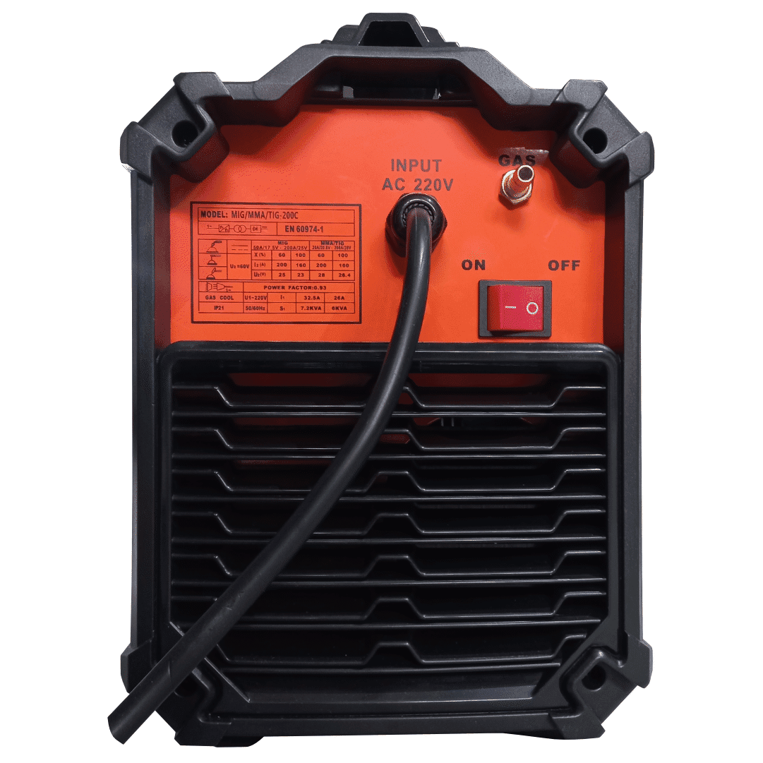Aparelho Soldar Multifunções Devil'Tools MMA/TIG/MIG 200C