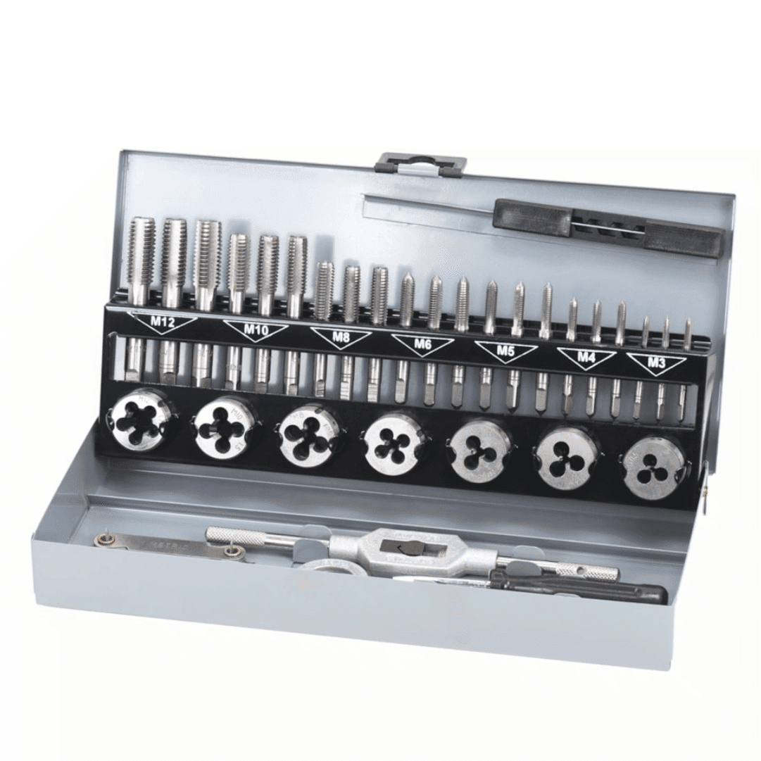 Jogo Macfer Machos/ Caçonetes Aço Carbono M3 - M12 32PCS
