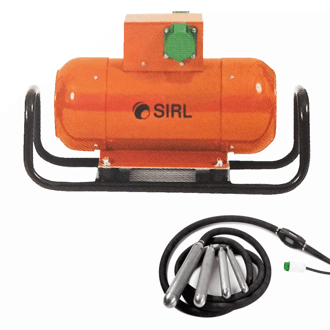 Vibrador Sirl Alta Frequência c/ Térmico 50MM + Conversor Alta Frequência 1KVA 230V