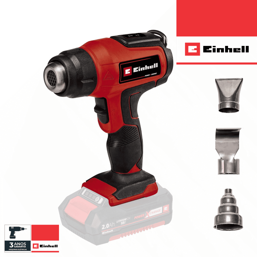 Soprador Ar Quente Einhell TE-HA 18 Li - Solo