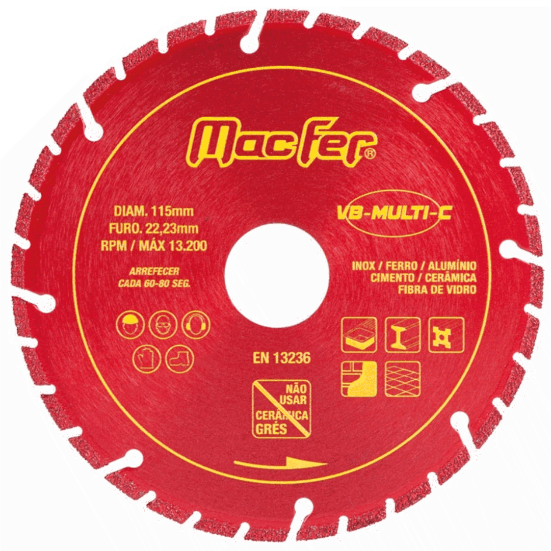 Disco Multimaterial 115MM