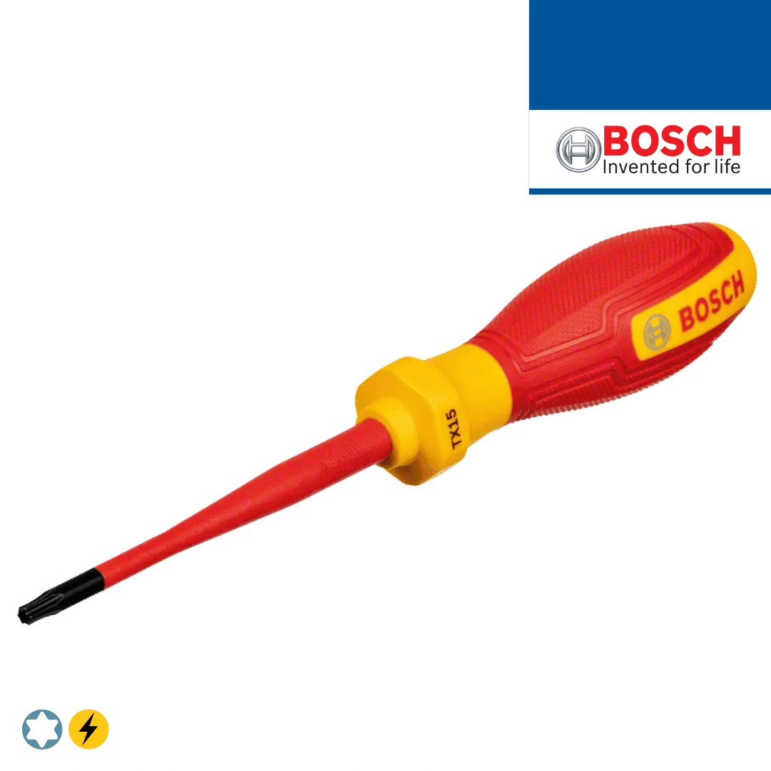 Chave Torx Isolada Bosch 15x75MM (1600A02NC6)