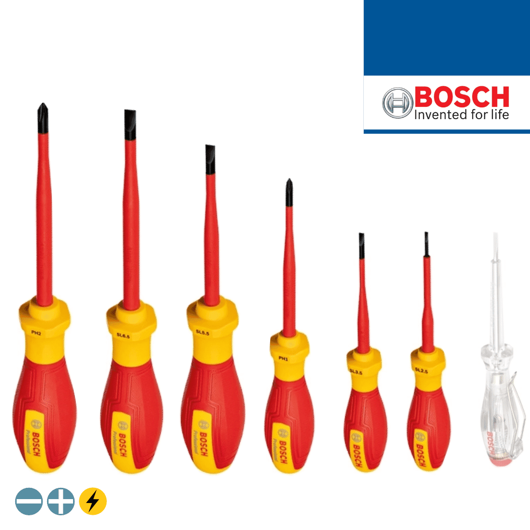 Jogo de Chaves Isoladas Bosch - 7PCS (1600A02NF7)
