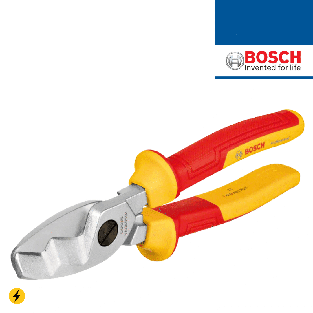 Alicate Corta Cabos Isolado Bosch 200MM (1600A02NF4)
