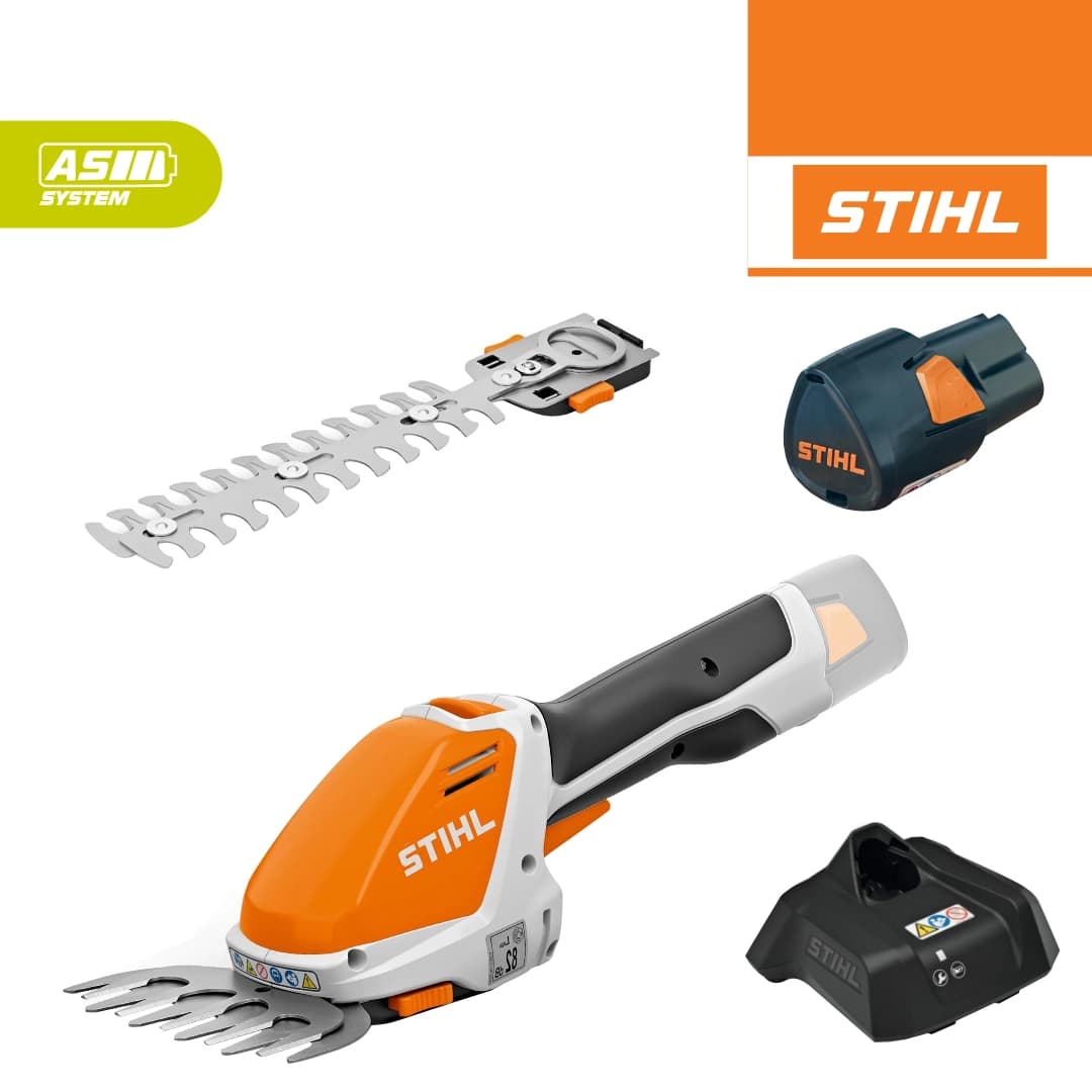 Aparador Stihl HSA 26 12/20CM + Bateria AS 2 2.6Ah + Carregador 