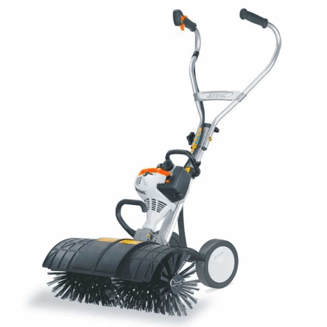  Multifunções Stihl Gasolina MM 56 + Escova Varredora KB-MM + Rodas de Apoio p/ Relva Sintética