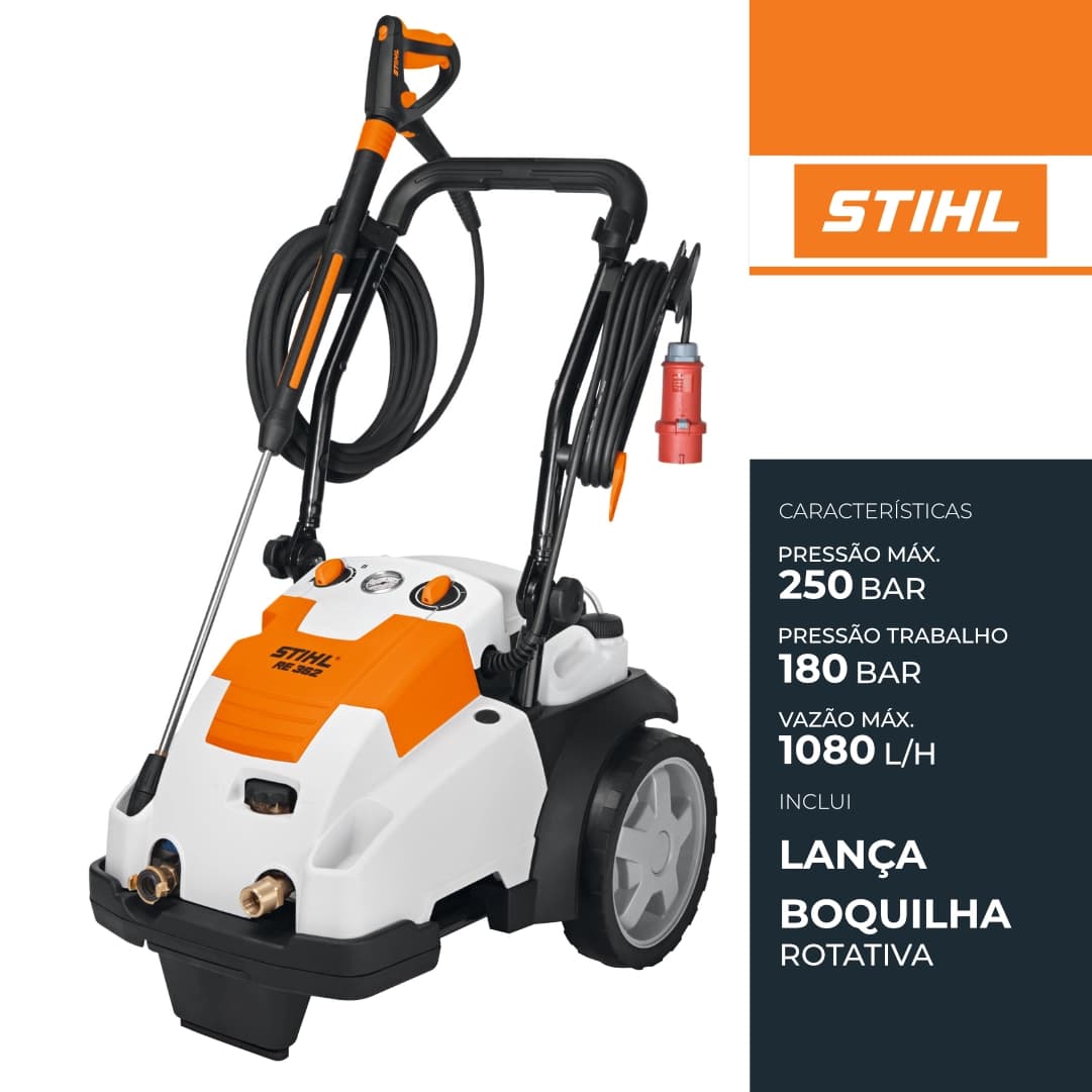 Máquina de Lavar a Pressão Stihl RE 362 Trifásica