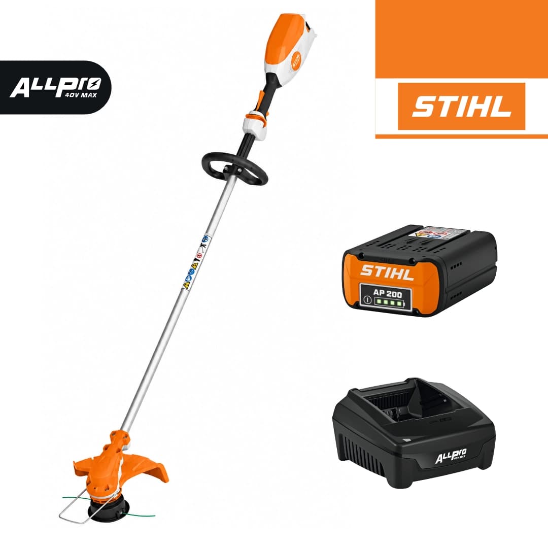 Aparador Relva Stihl FSA 86 R c/ Fio AutoCut C 6-2 + Bateria AP 200 5.2Ah + Carregador