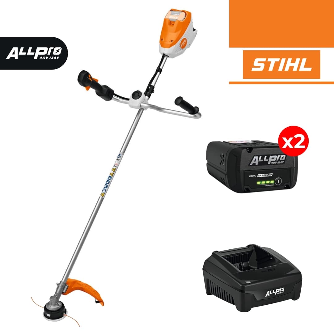 Roçadora a Bateria Stihl FSA 140 c/ Fio AutoCut C 26-2 + 2 Baterias AP 300.0 P 8.7AH + Carregador