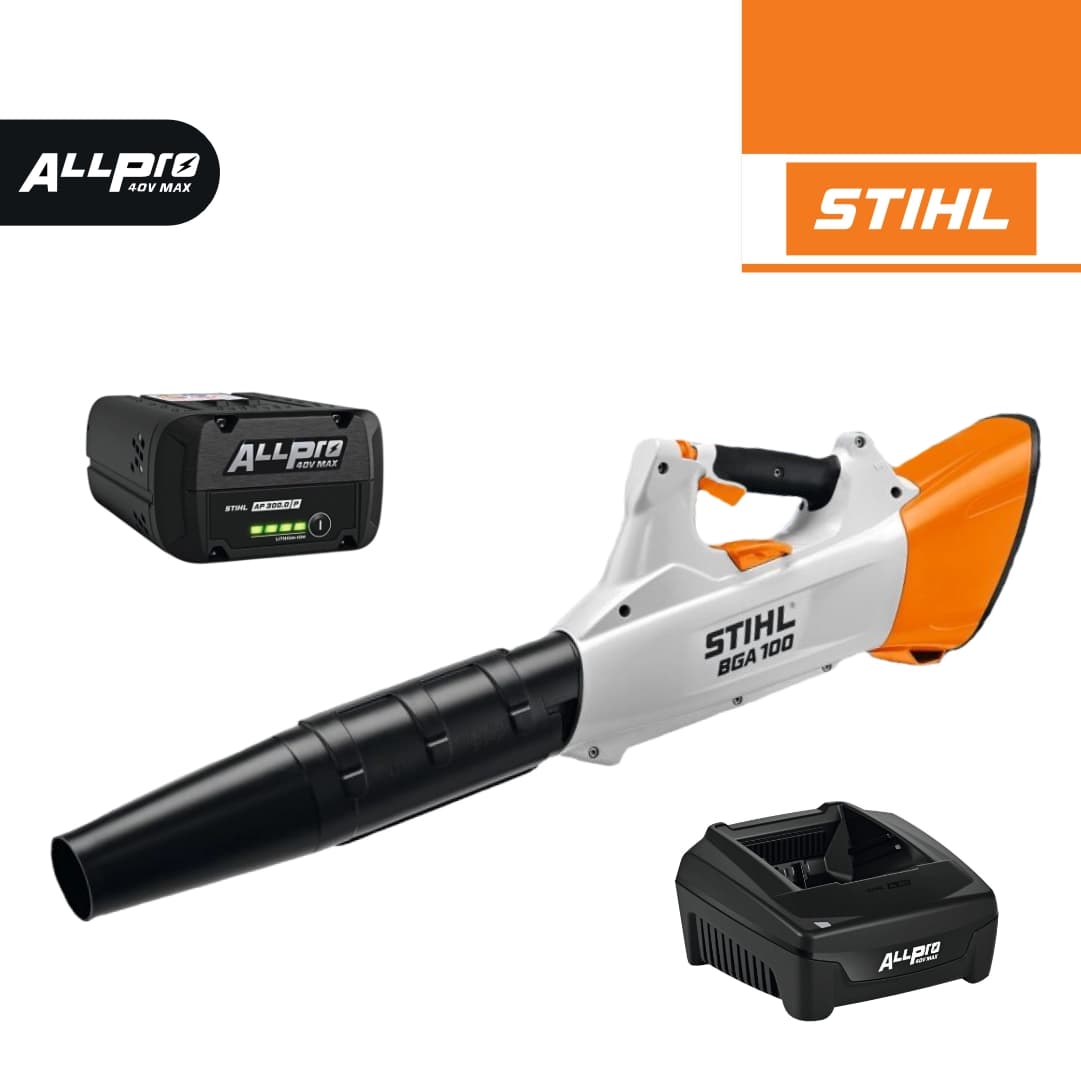 Soprador Stihl BGA 100 +  Bateria AP 300.0 P 8.7AH + Carregador