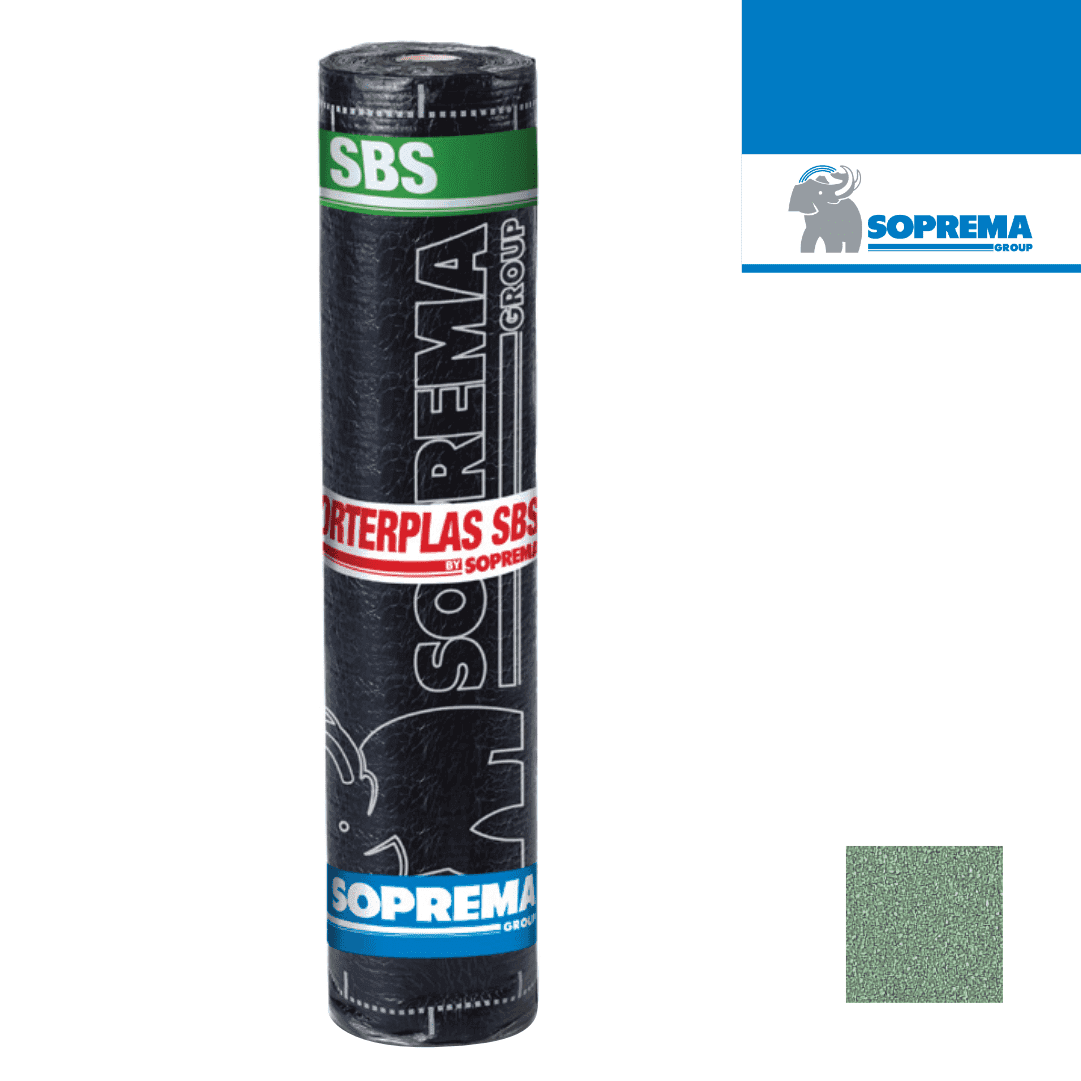 Tela Morterplas SBS Garden Min 5KG Verde - 1,00MTx8,00MT