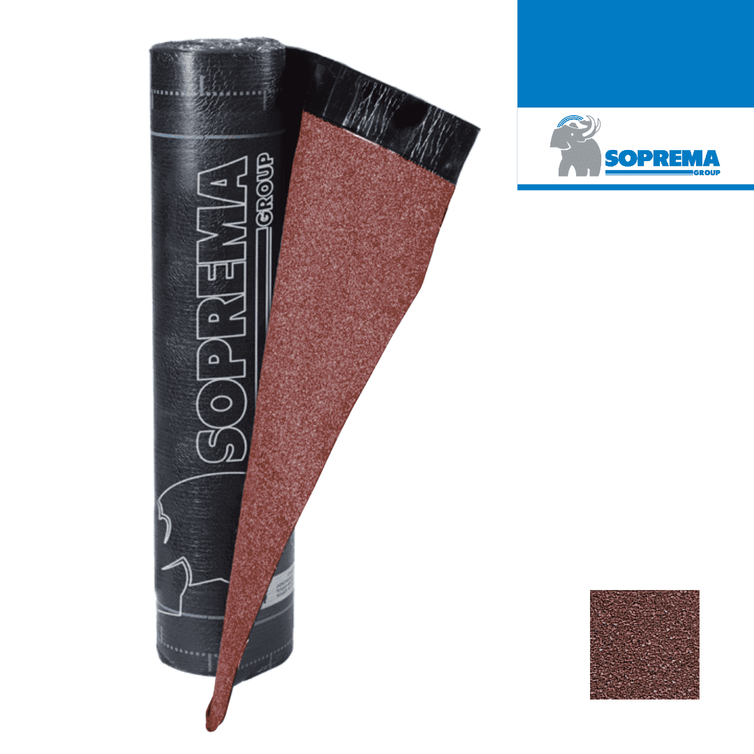 Tela Morterplas SBS FPV Mineral Vermelha 5KG - 1,00MTx8,00MT