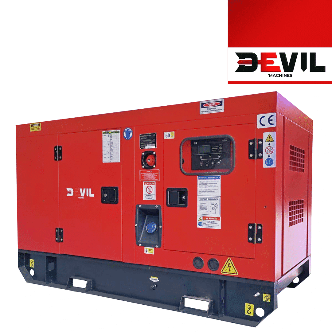 Gerador Silencioso Devil'Machines 380V c/ Motor Weichai 33kVA