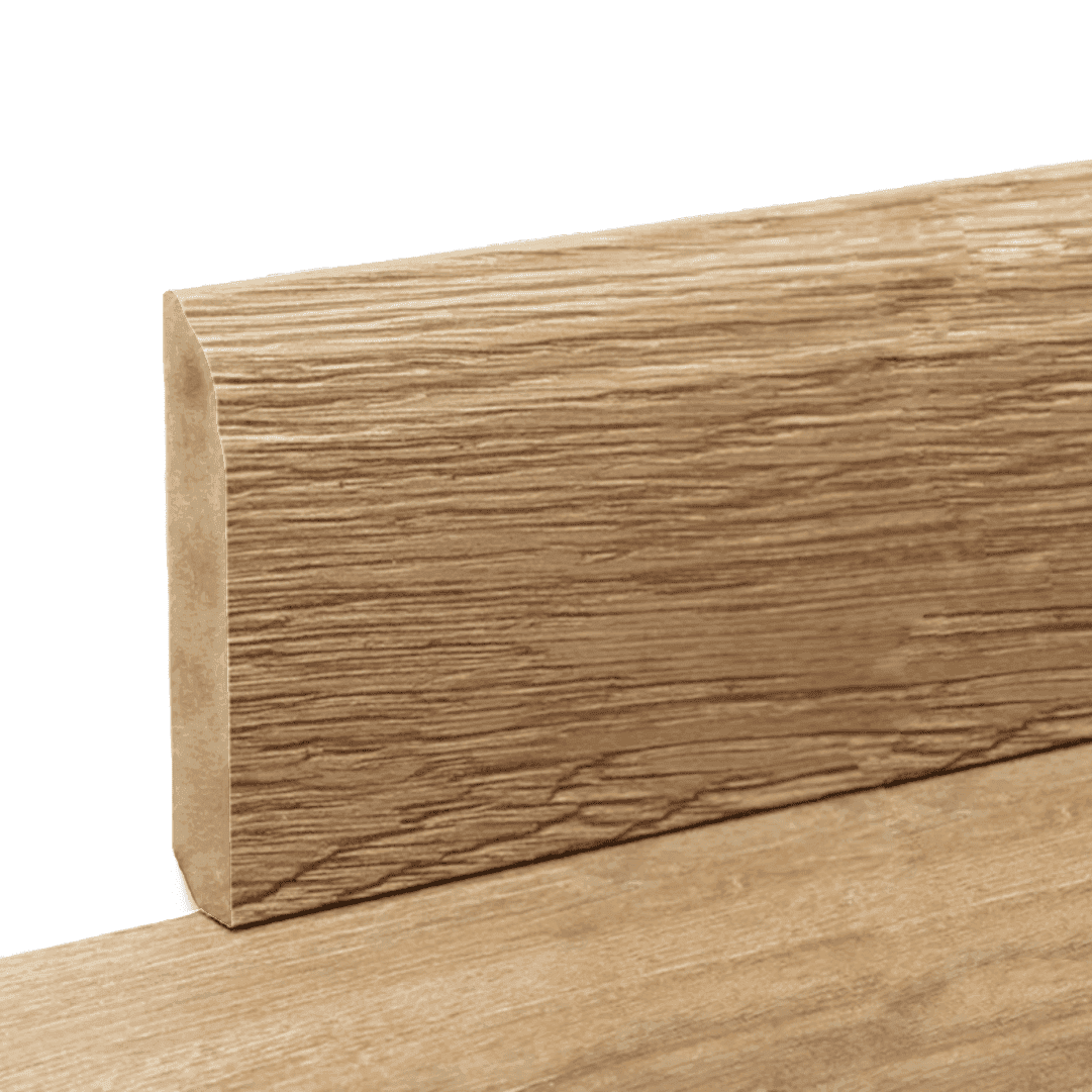  Rodapé p/ Pavimento Flutuante Laminado 2400x15x80MM - Carvalho Linho