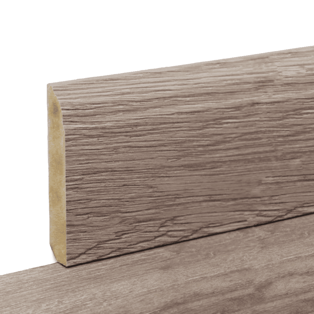  Rodapé p/ Pavimento Flutuante Laminado 2400x15x80MM - Carvalho Urban