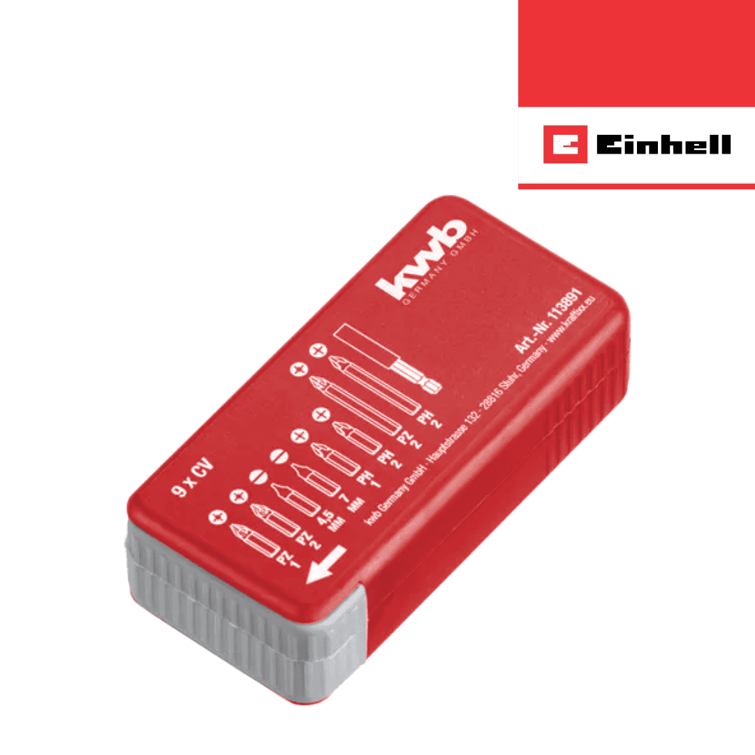 Jogo Bits Einhell - 9PCS