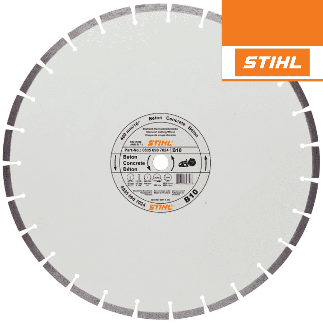 Disco Diamante Stihl D-B10 Corte Betão e Alvenaria 
