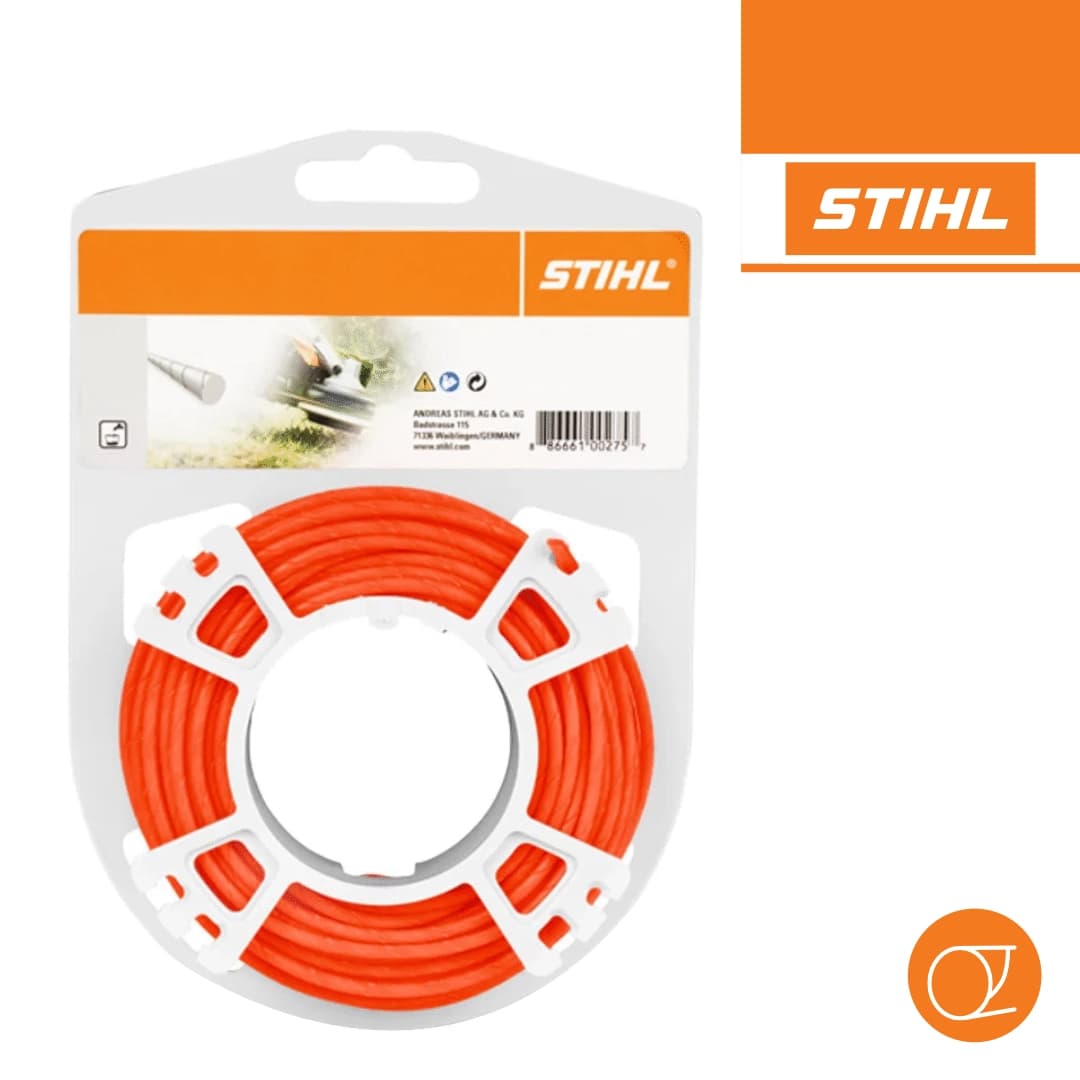 Fio Nylon Silencioso Stihl p/ Roçadora - 2.7MM 68MT