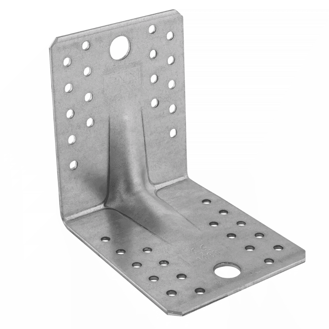 Esquadro Zincado p/ Madeira - 105MMx105MMx90MMx2,5MM