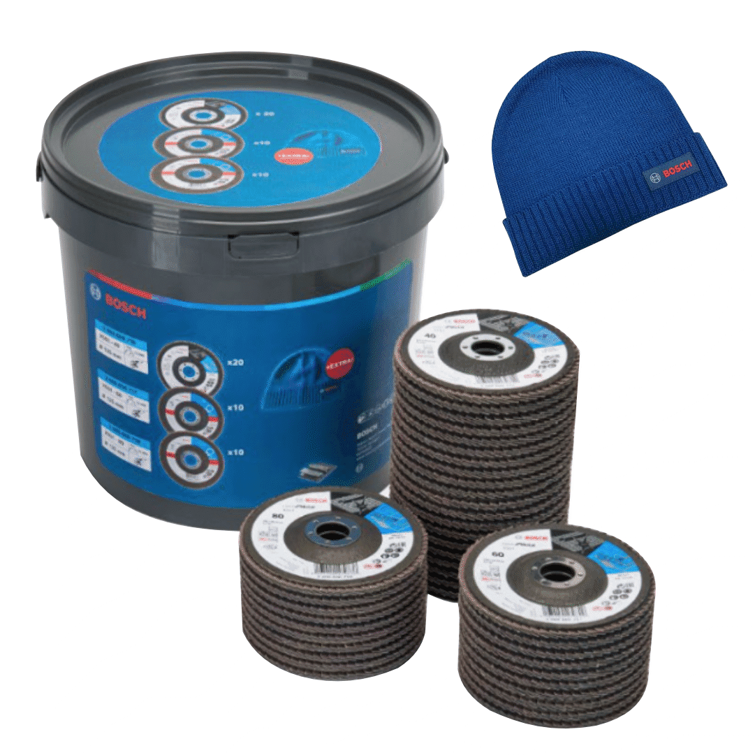 Caixa de Discos Lamelas Bosch p/ Metal 125MM - 40UNI