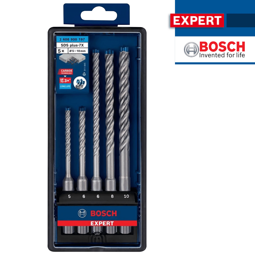 Conjunto Brocas Bosch Expert SDS-Plus - 5UNI