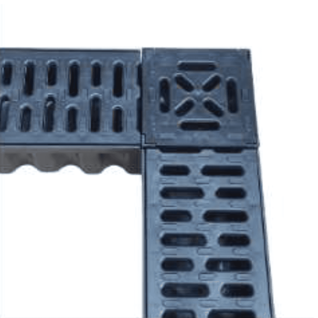 Cubo Multifunções p/ Canal PVC Cinza Claro/Branco - 126x126x77MM