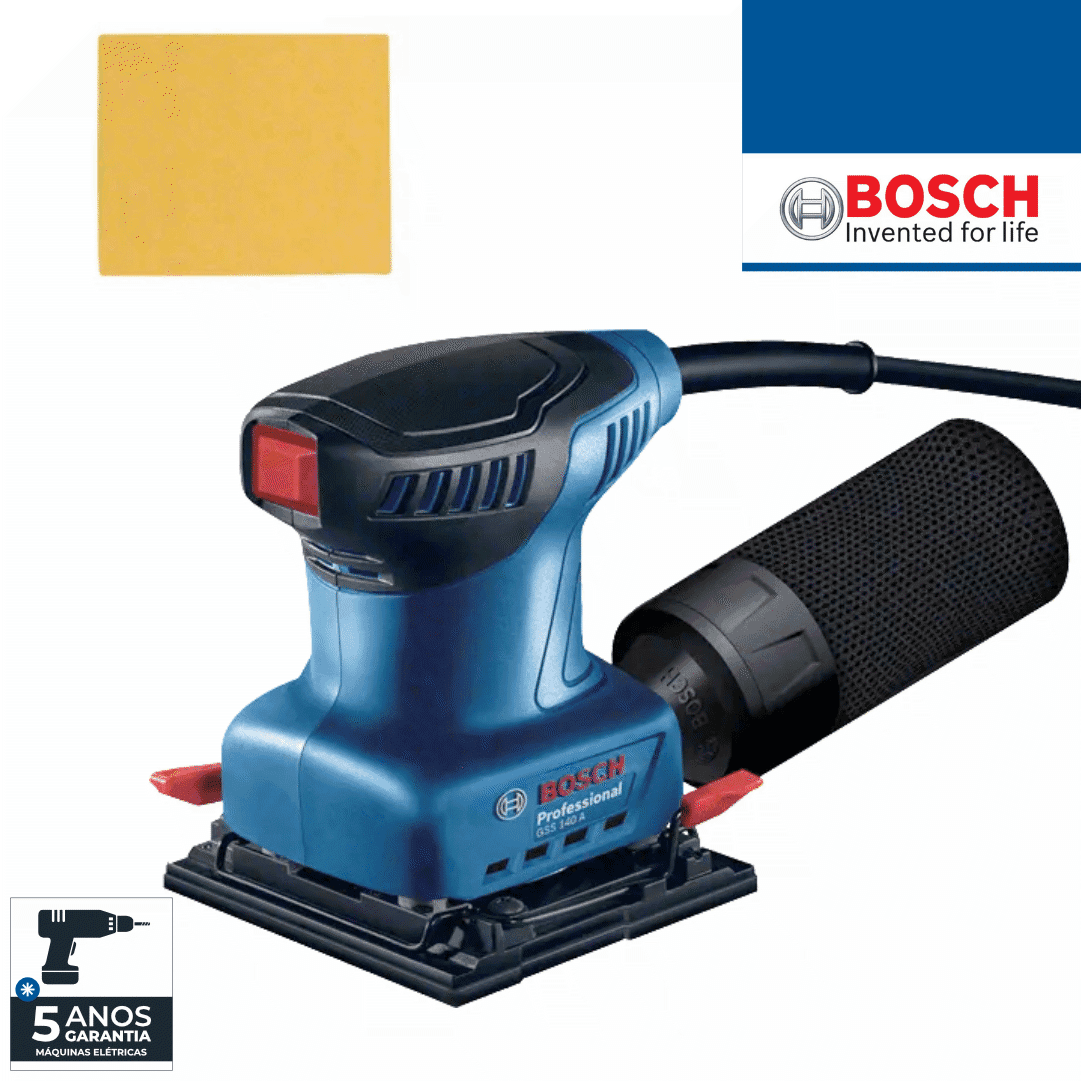 Lixadeira Orbital Elétrica Bosch Profissional GSS 140 A (06012A8021)