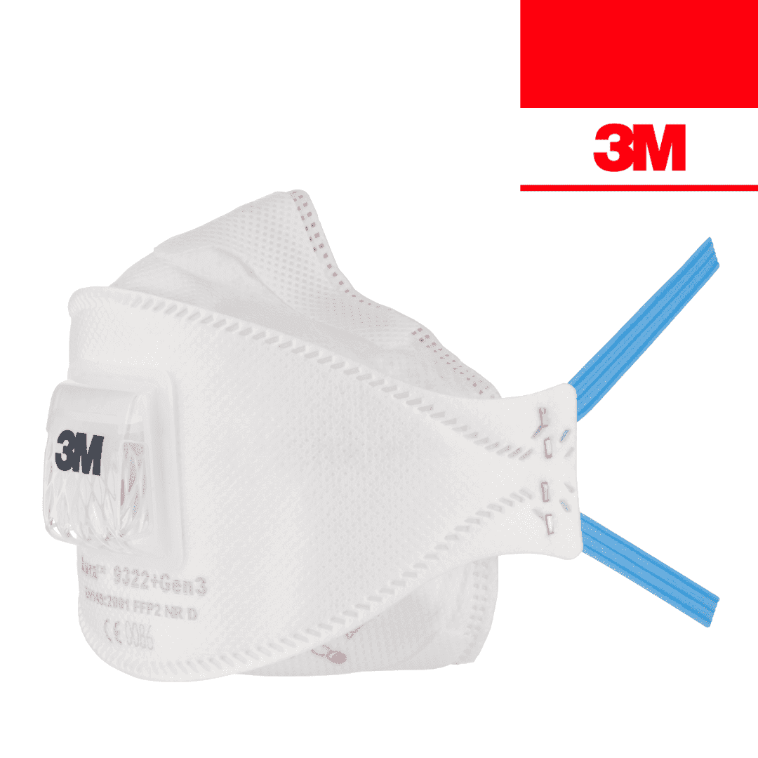 Máscara de Proteção Partículas 3M Aura 9322+ c/ Válvula FFP2