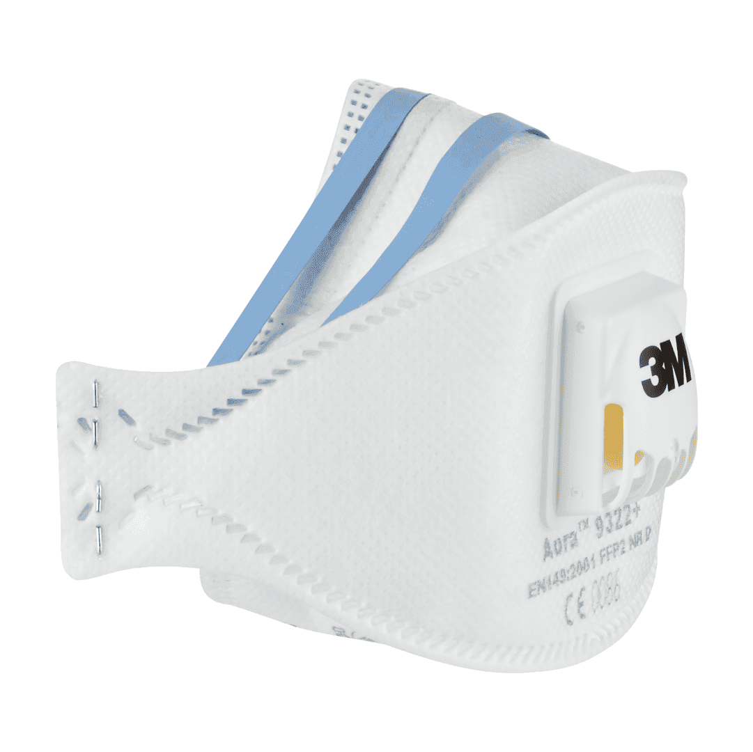 Máscara de Proteção Partículas 3M Aura 9322+ c/ Válvula FFP2 - 120UNI