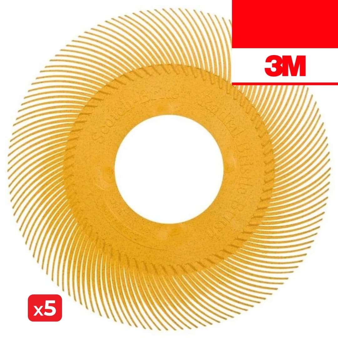 Disco de Polimento de Substituição 3M Scotch-Brite Cerdas Radiais p/ Escova Abrasiva 152MM - 5UNI
