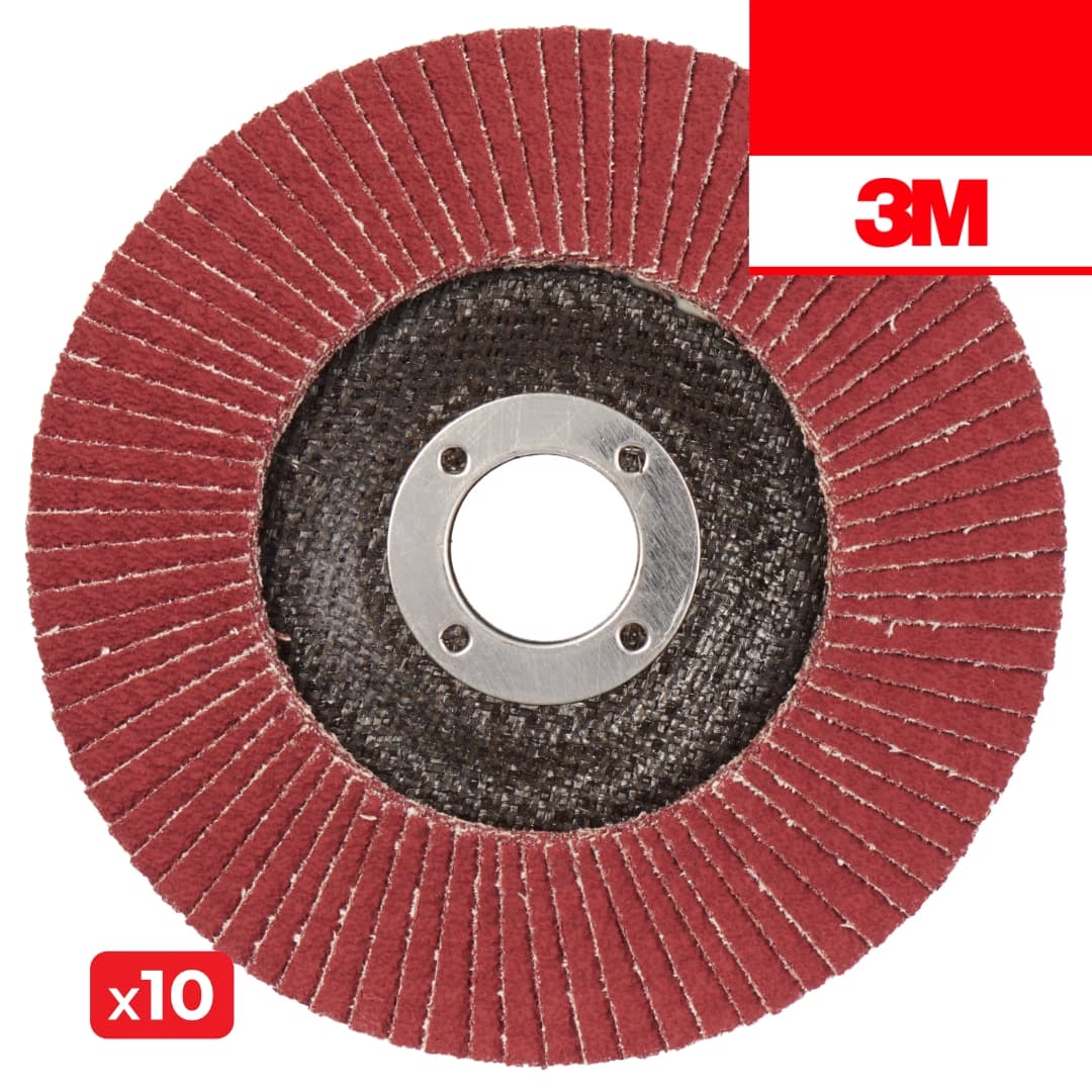 Disco Lamelas 3M 967A Cónico p/ Ferro 125MM - 10UNI