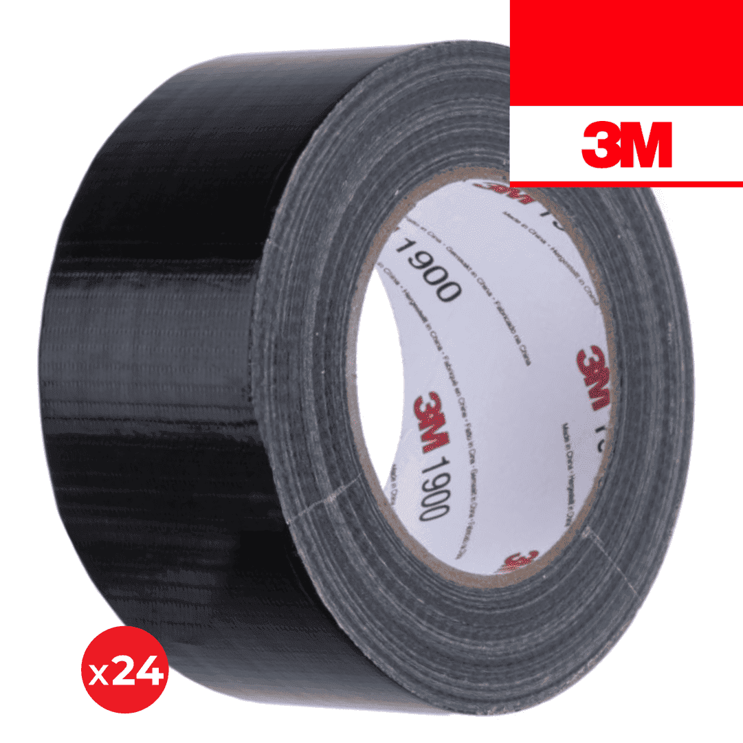 Fita Americana Preta 3M 1900 50MMx50MT - 24UNI