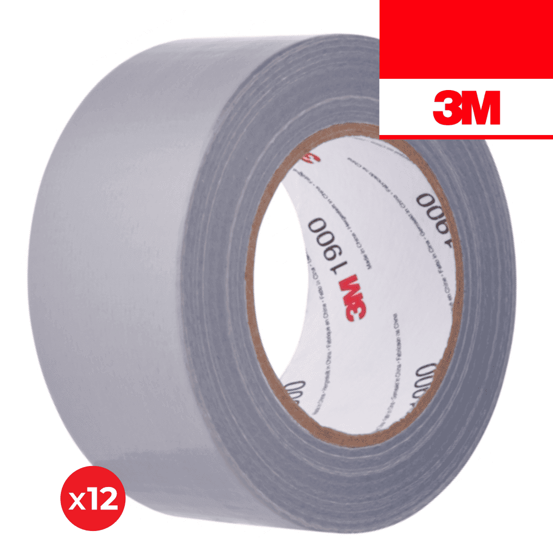 Fita Americana Cinza 3M 1900 50MMx50MT - 12UNI