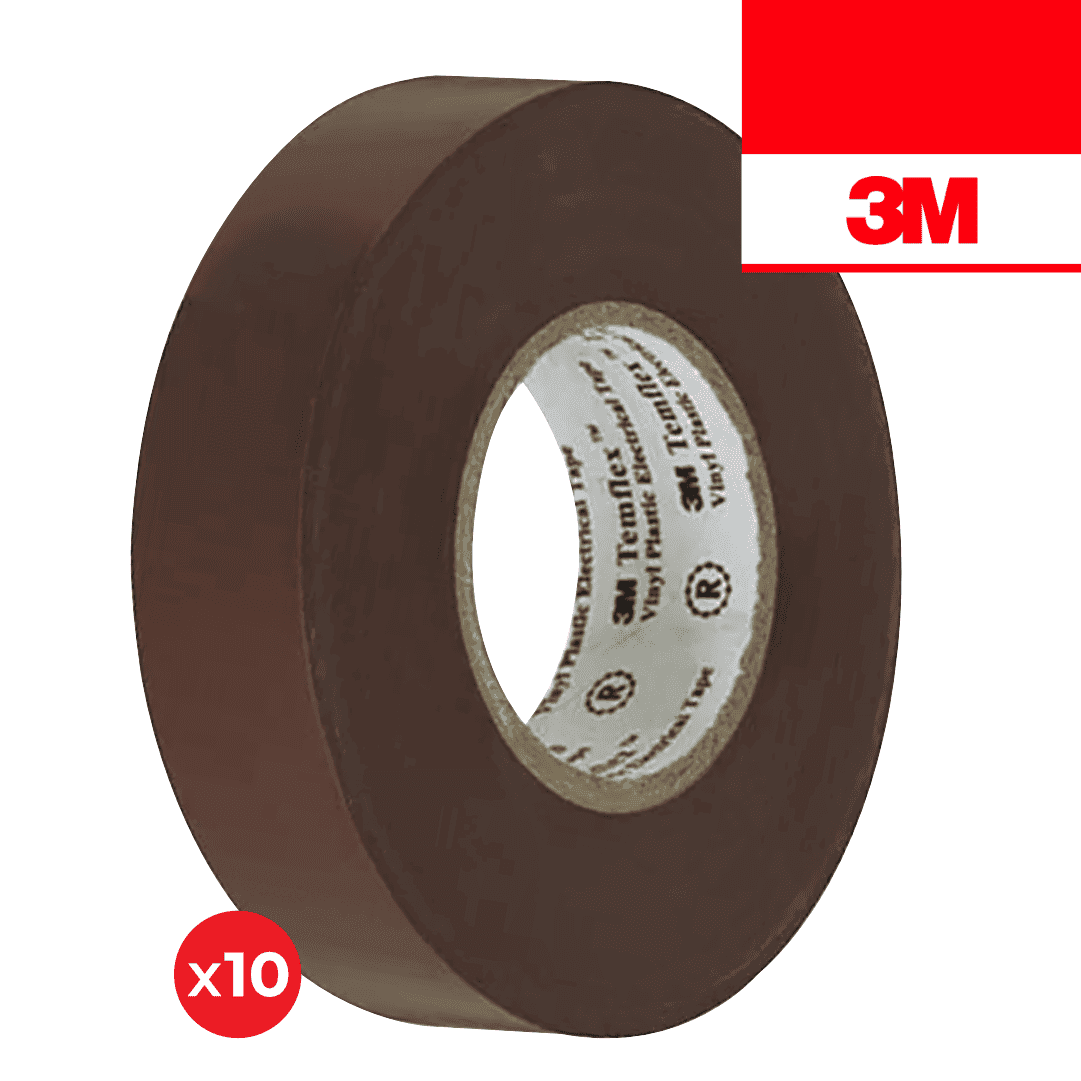 Fita Isoladora Castanha 3M 155 19MMx20MT - 10UNI