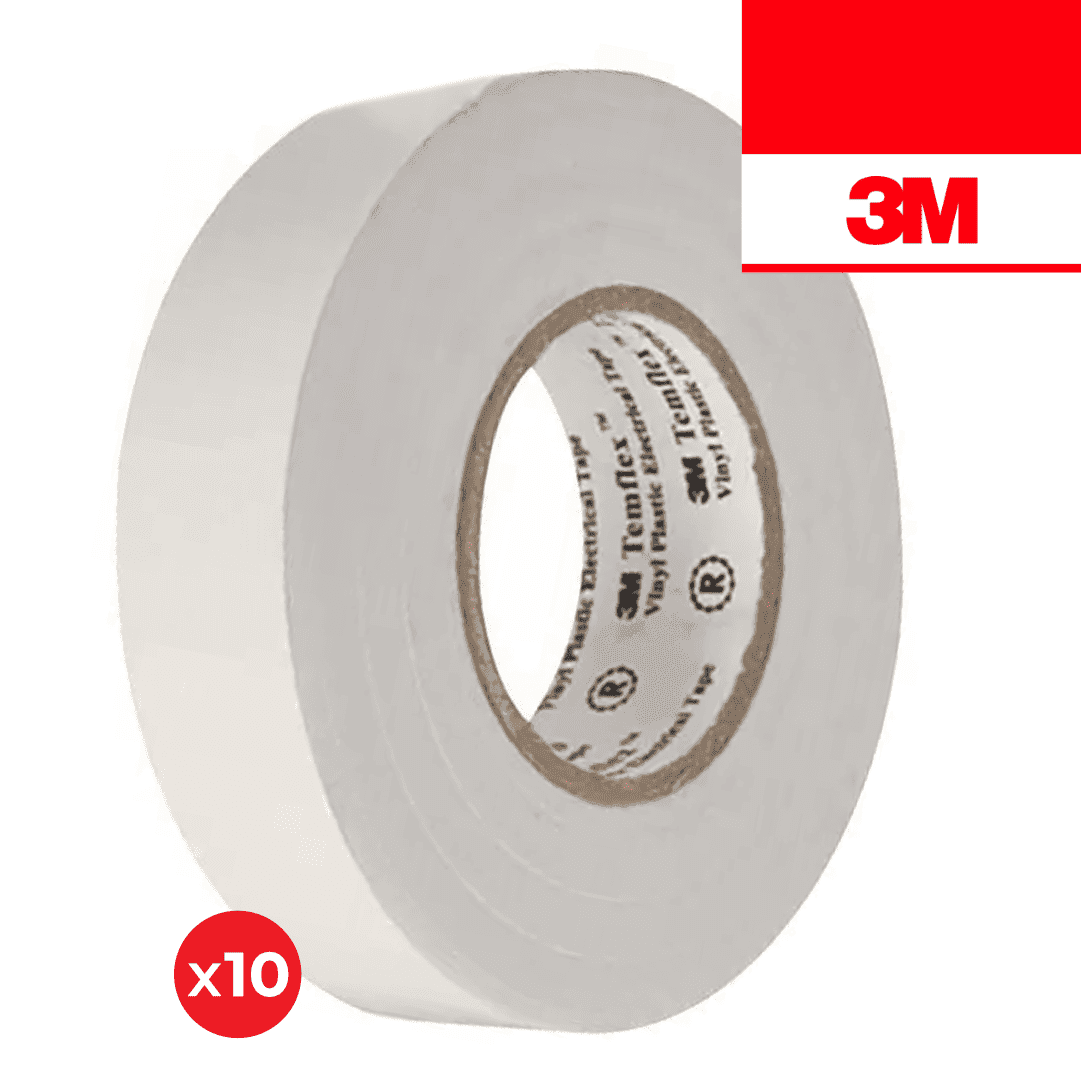 Fita Isoladora Branca 3M 155 19MMx20MT - 10UNI