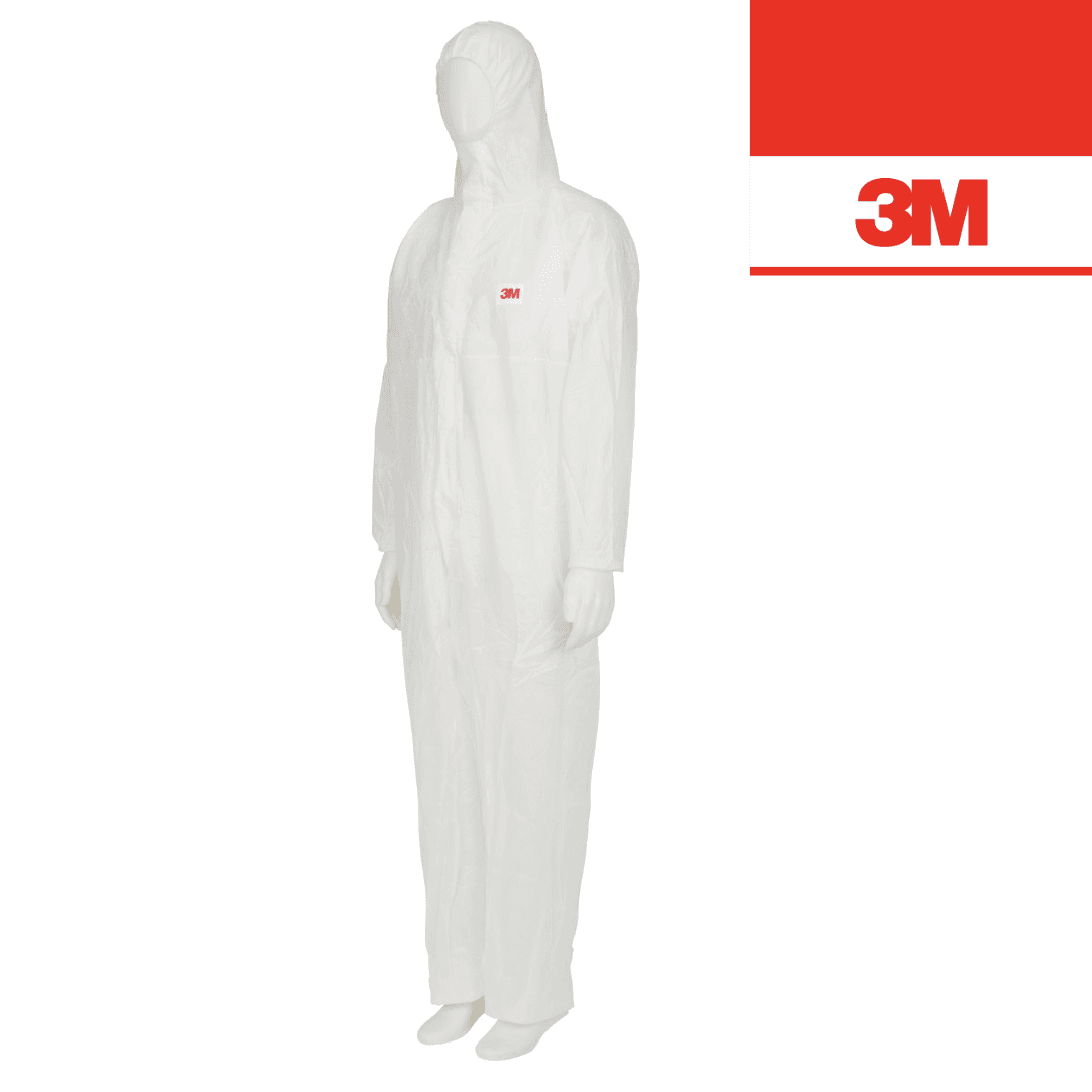 Fato Macaco Branco 3M 4500 W Descartável Tipo 1