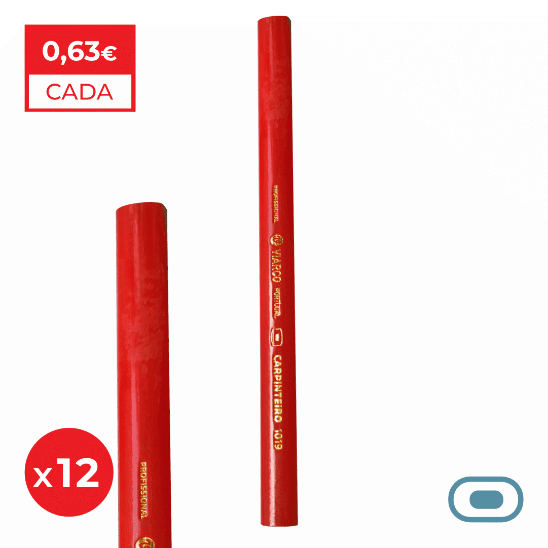 Lápis Carpinteiro Viarco 1019 - 12UNI