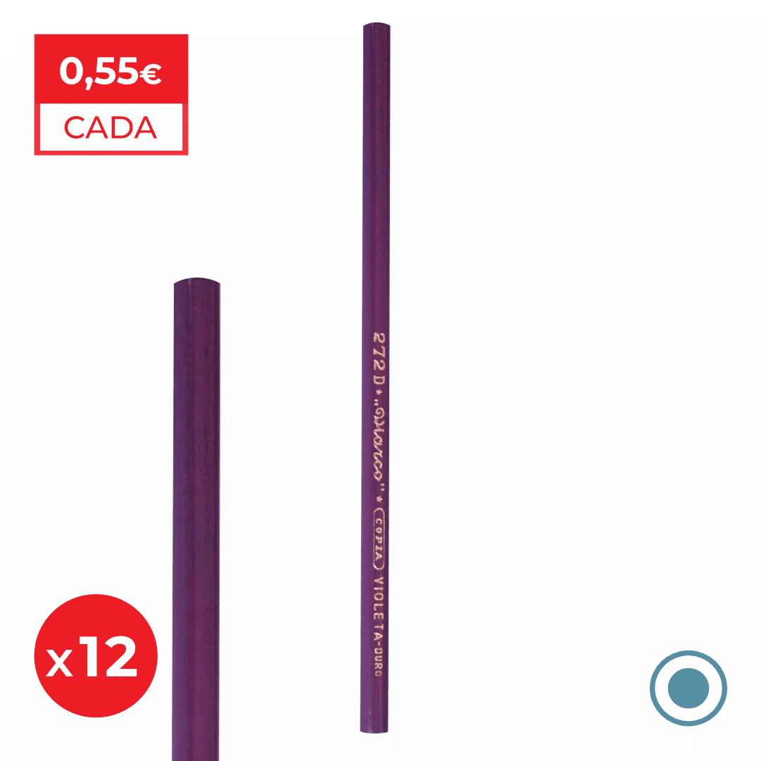 Lápis Carpinteiro Viarco Violeta 272D - 12UNI