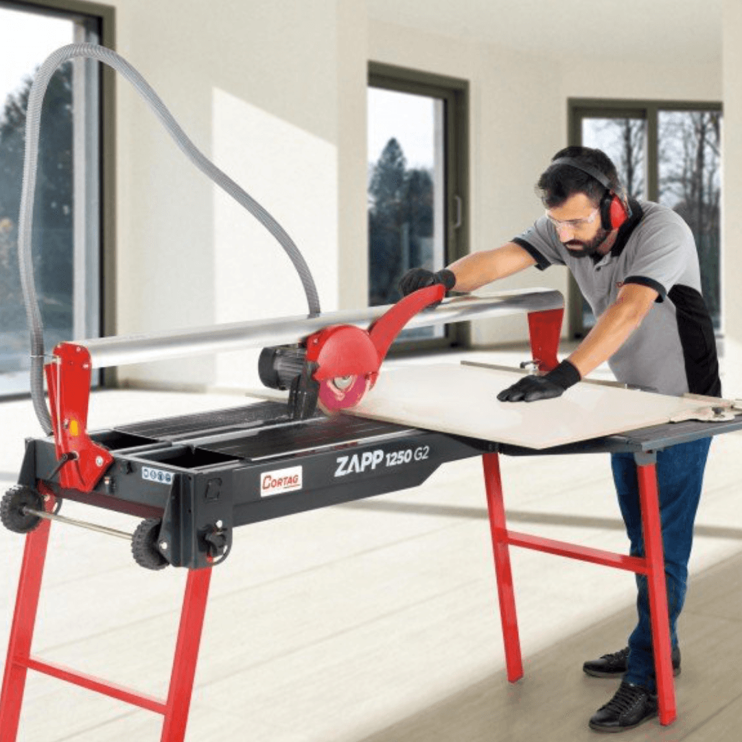 Cortador de Cerâmica Elétrico Cortag Zapp 200-1250 G2 + Disco Diamante Turbo DuroKort