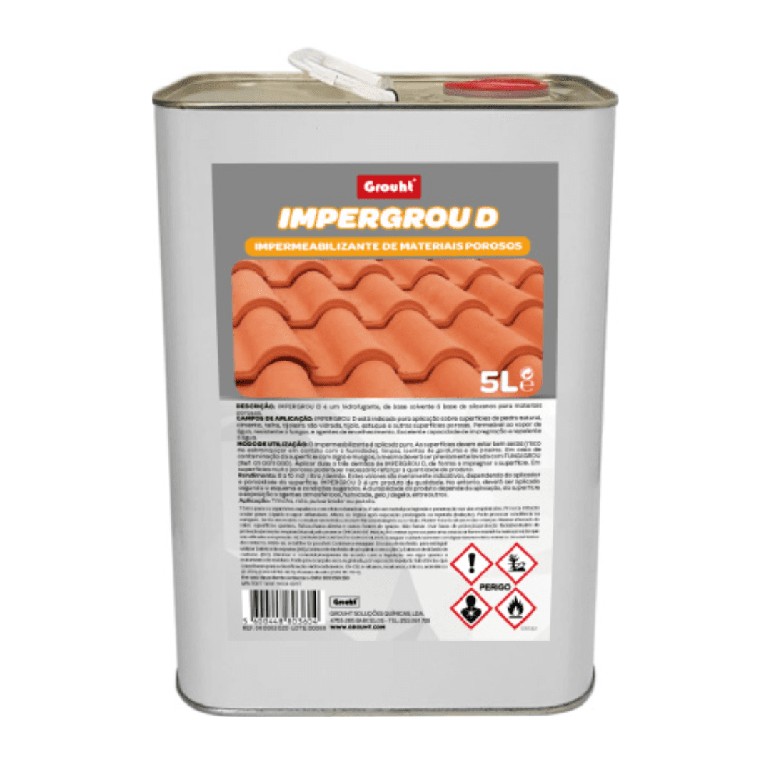Impermeabilizante Impergrou D p/ Materiais Porosos - 5LT