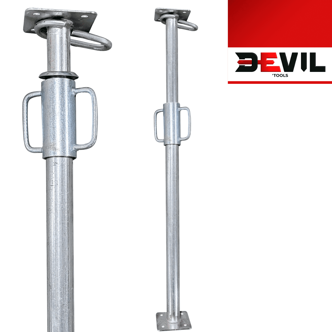 Prumo Metálico (IT) Galvanizado Extensível Devil'Tools 2.00MT-3.60MT