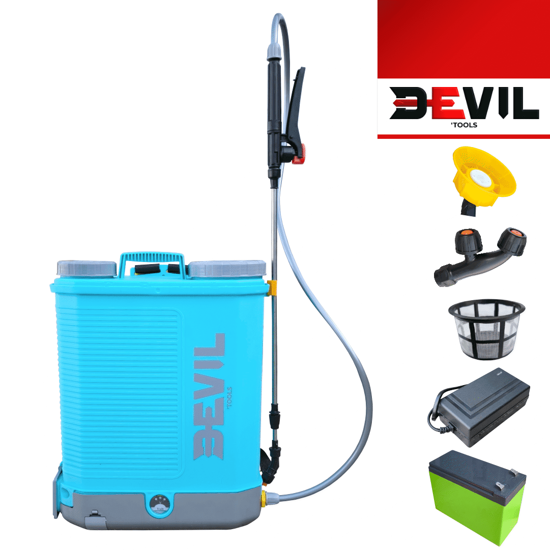  Pulverizador a Bateria Lítio Devil'Tools 12V 8.0Ah 16LT