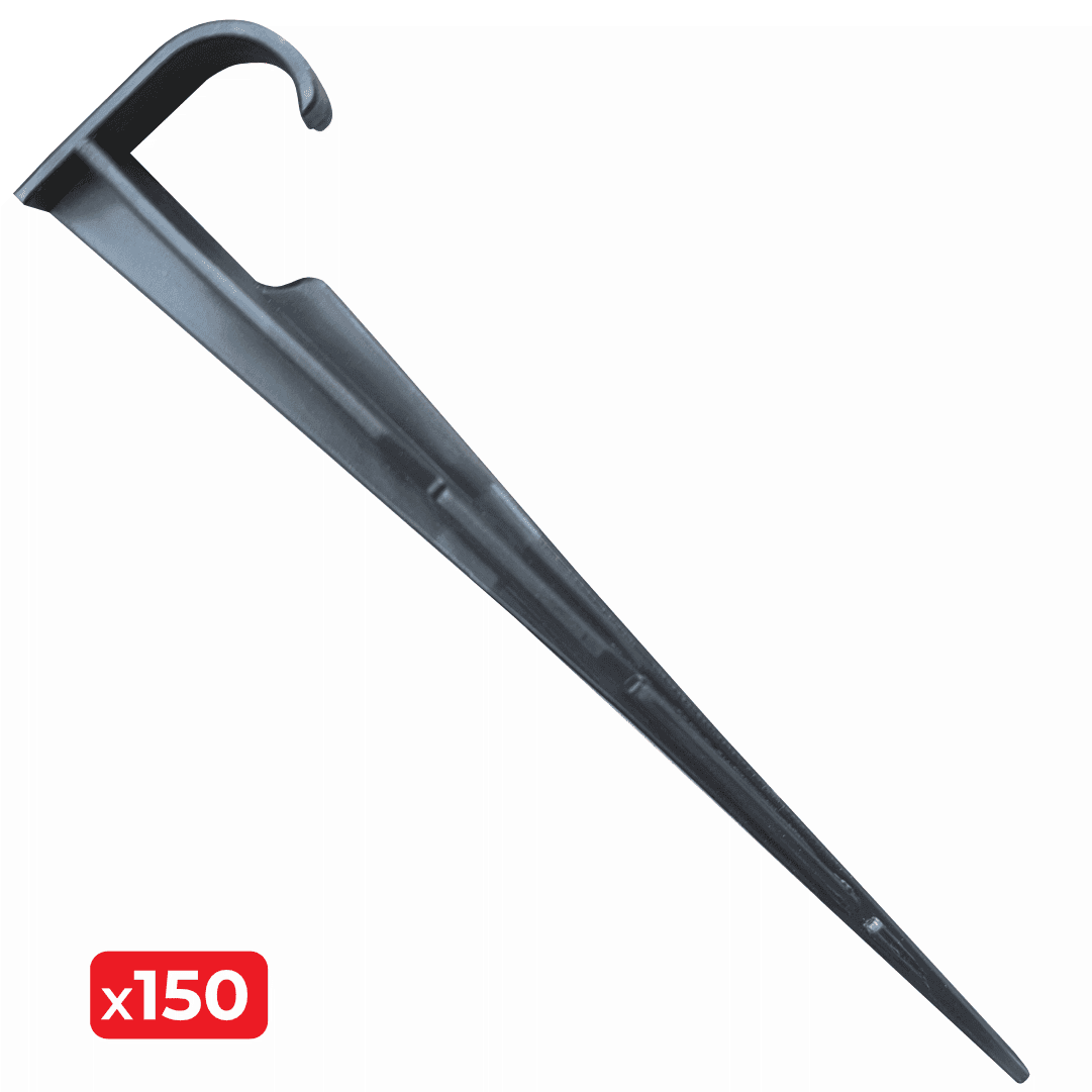 Estaca Plástico p/ Tubo de Rega 16MM - 150UNI