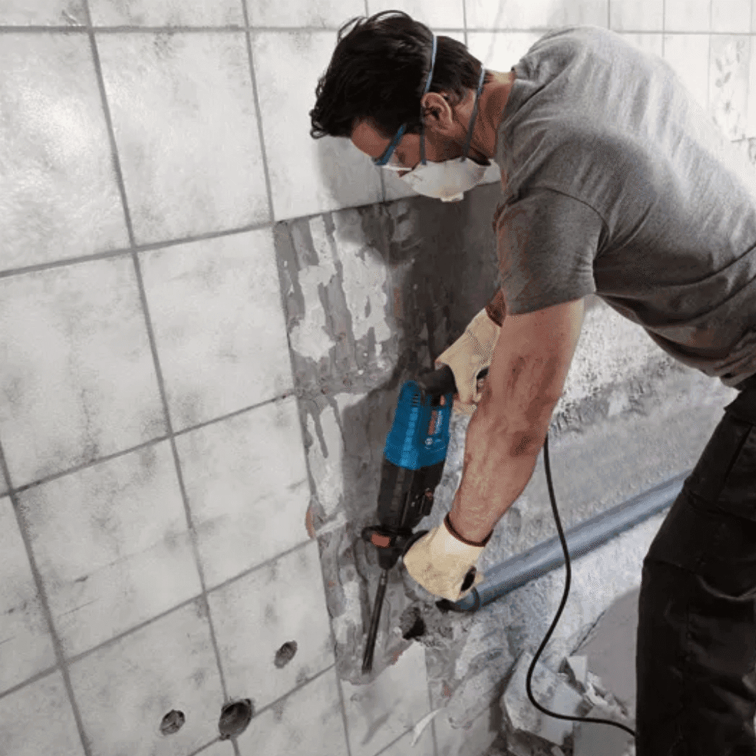 Martelo Perfurador Pneumático Bosch Profissional GBH 240 + Mala